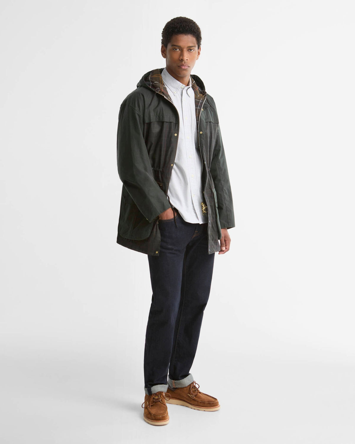 Icons Tartan Durham Waxed Jacket