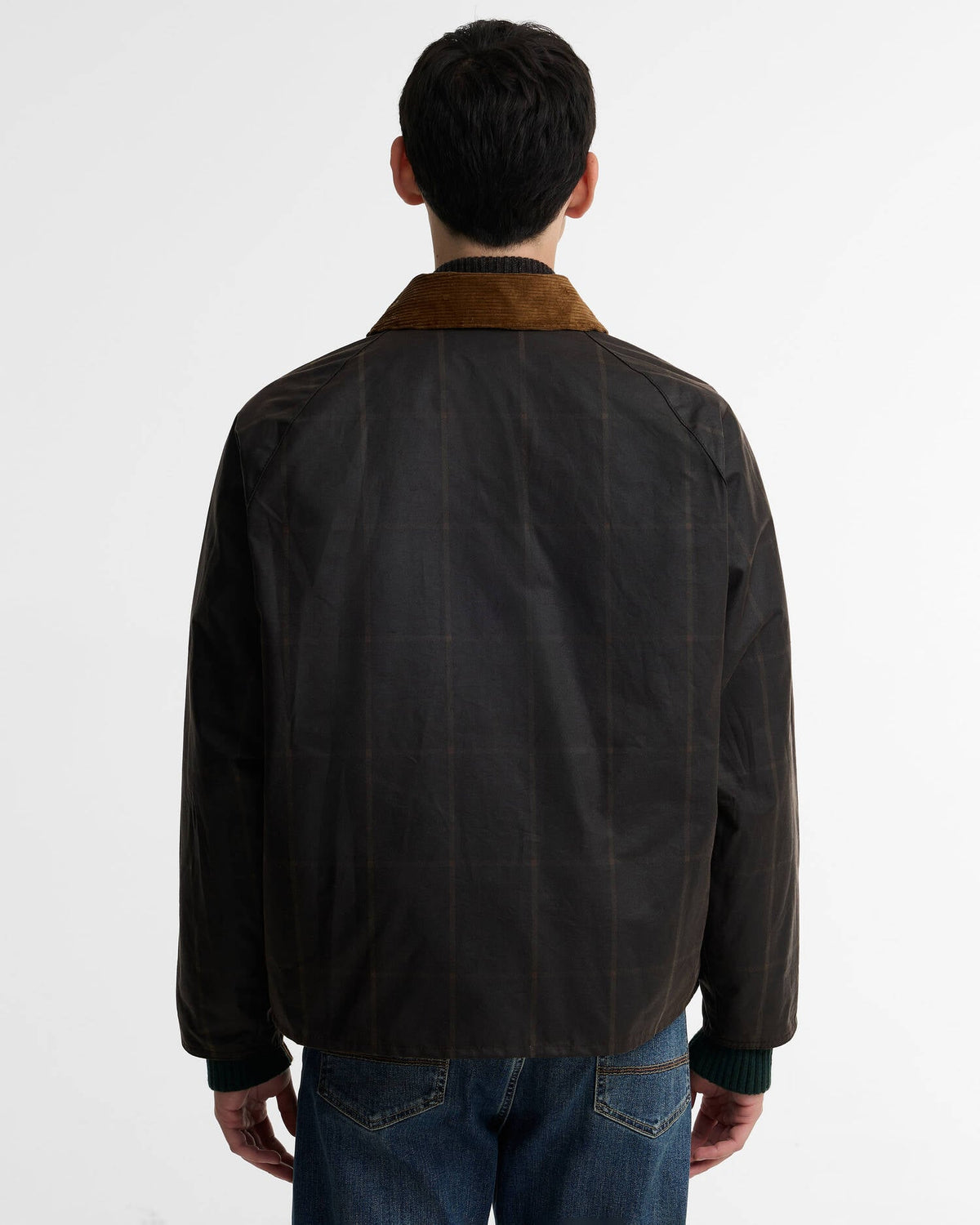 Paul Smith Loves Barbour Transport Windowpane Waxed Jacket