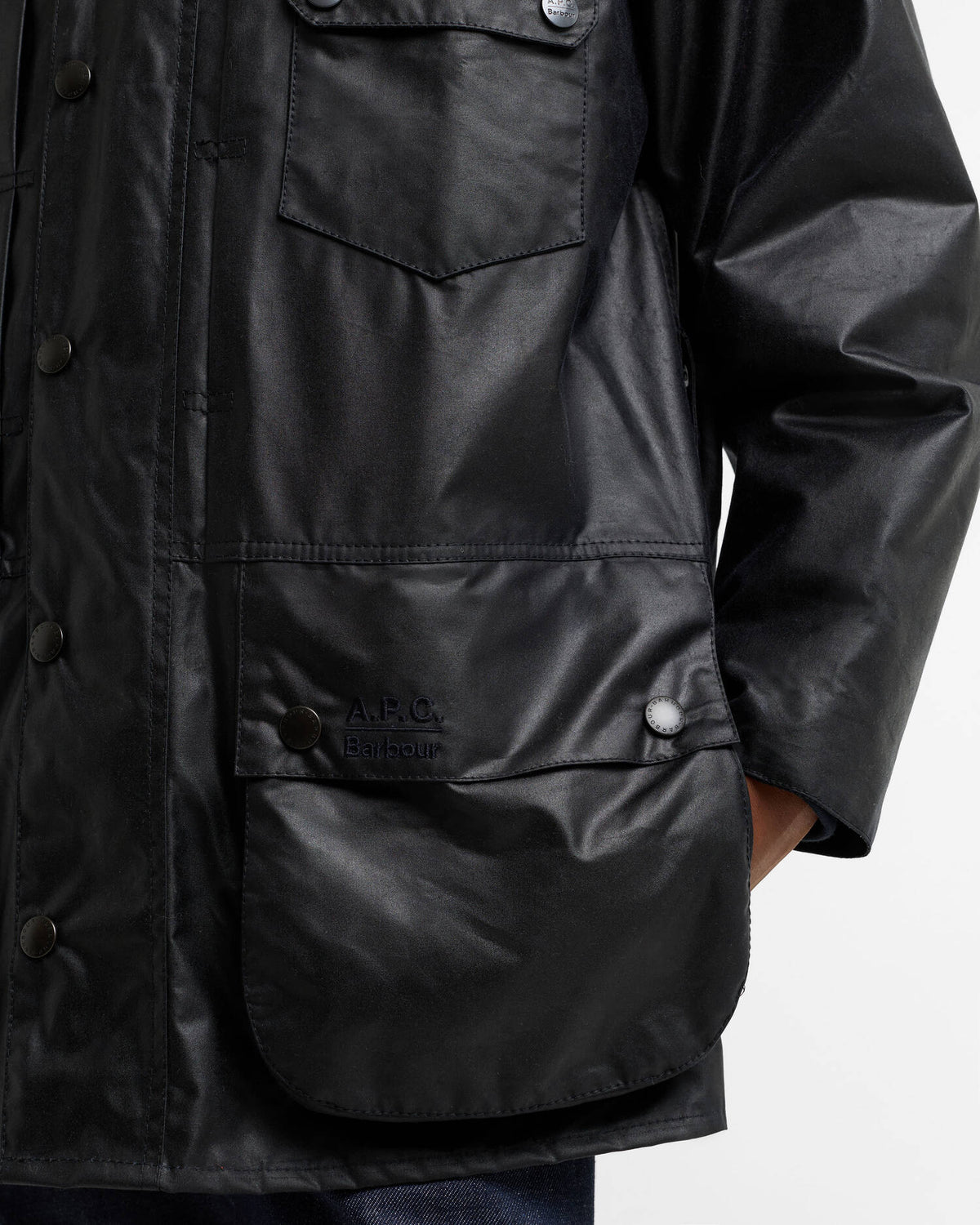 Barbour x A.P.C. Beaufort Waxed Jacket
