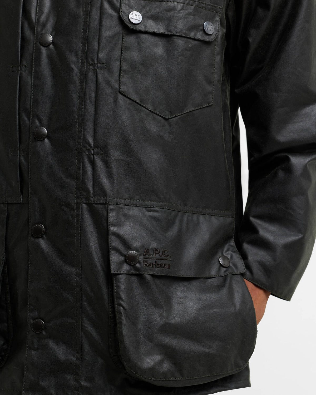 Barbour x A.P.C. Beaufort Waxed Jacket