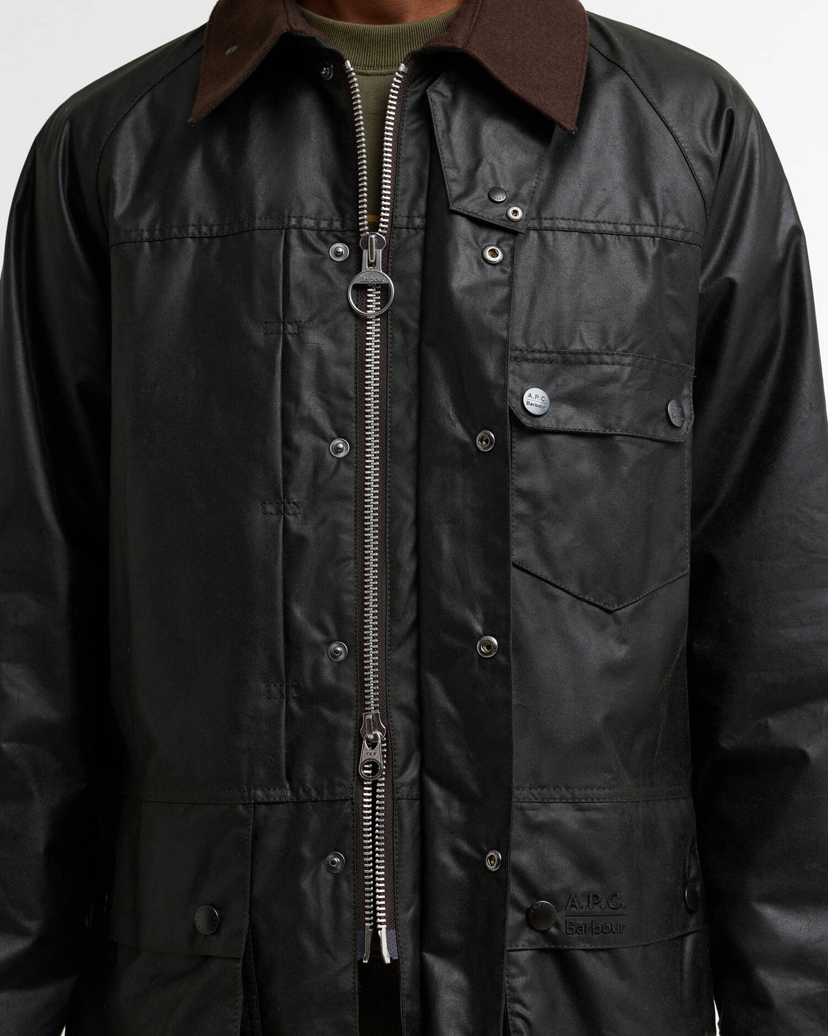 Barbour x A.P.C. Beaufort Waxed Jacket