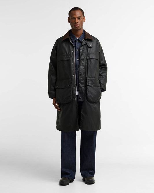 Barbour x A.P.C. Sugarlump Bedale Long Waxed Jacket