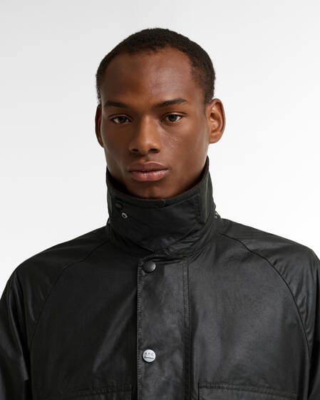 Barbour x A.P.C. Sugarlump Bedale Long Waxed Jacket