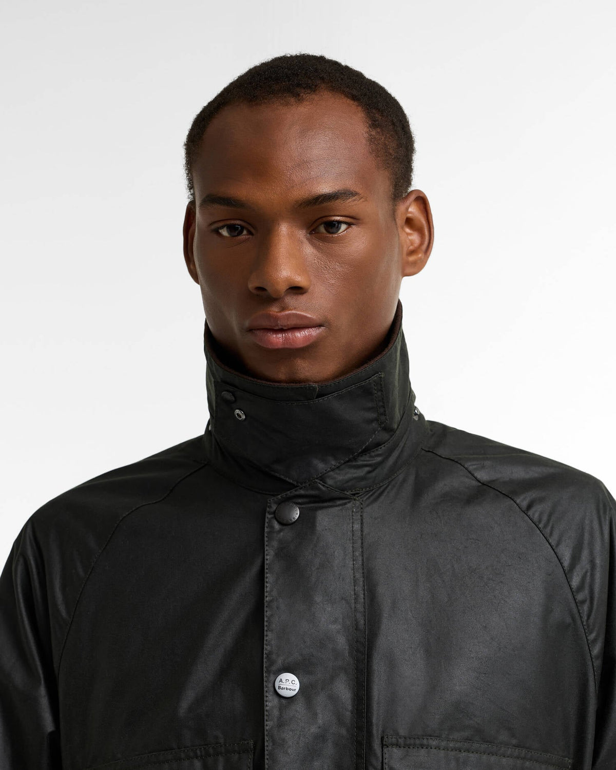 Barbour x A.P.C. Sugarlump Bedale Long Waxed Jacket