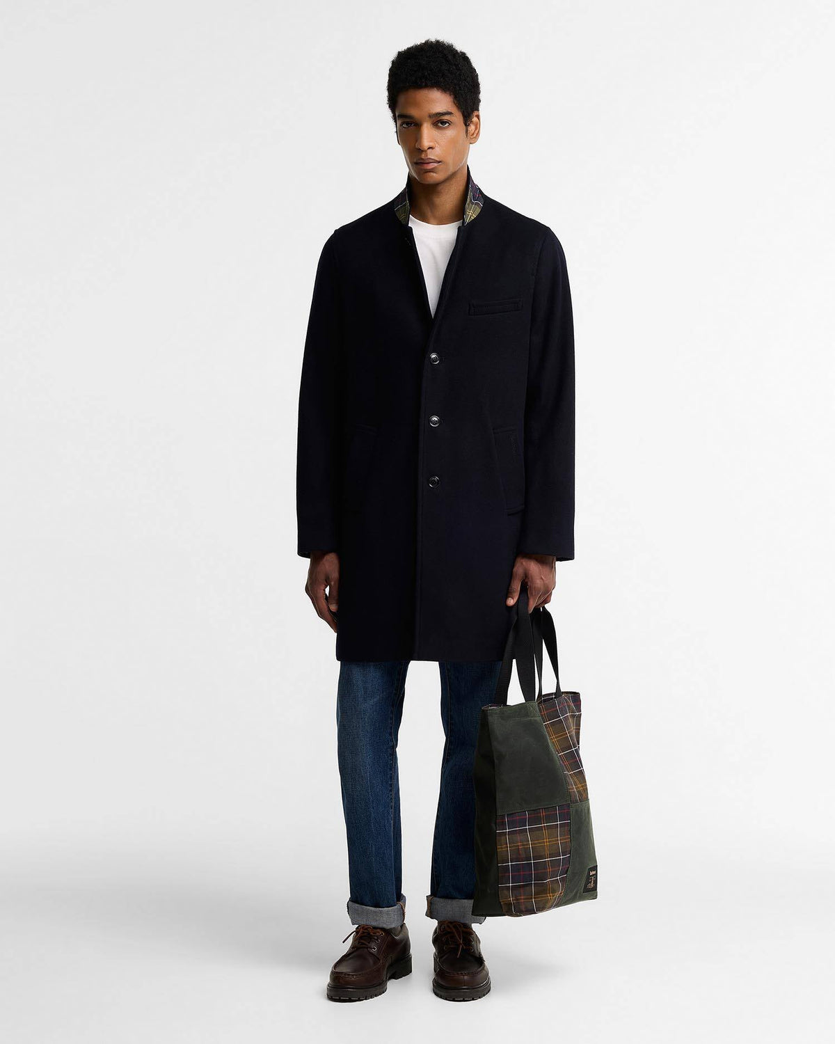Field Patchwork Tartan Tote Bag