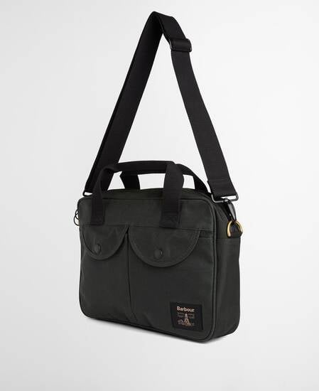 Field Waxed Laptop Bag
