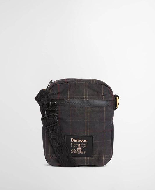 Field Tartan Waxed Crossbody Bag