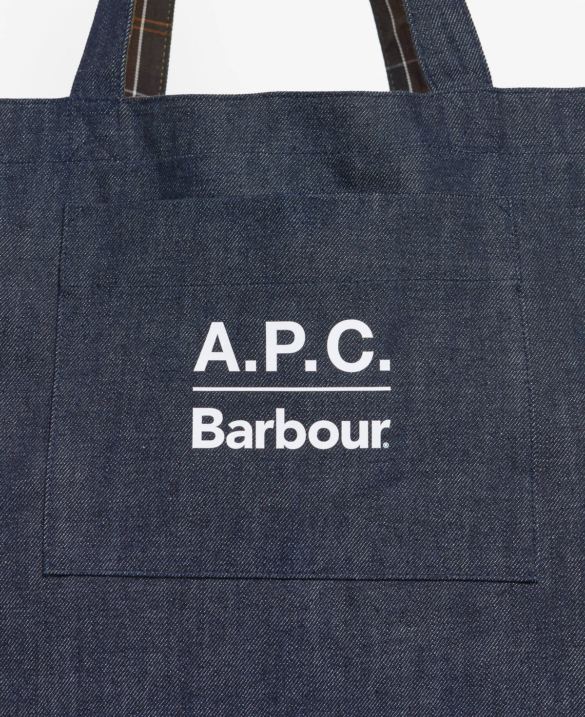 Barbour x A.P.C. Denim Weekender Holdall Bag