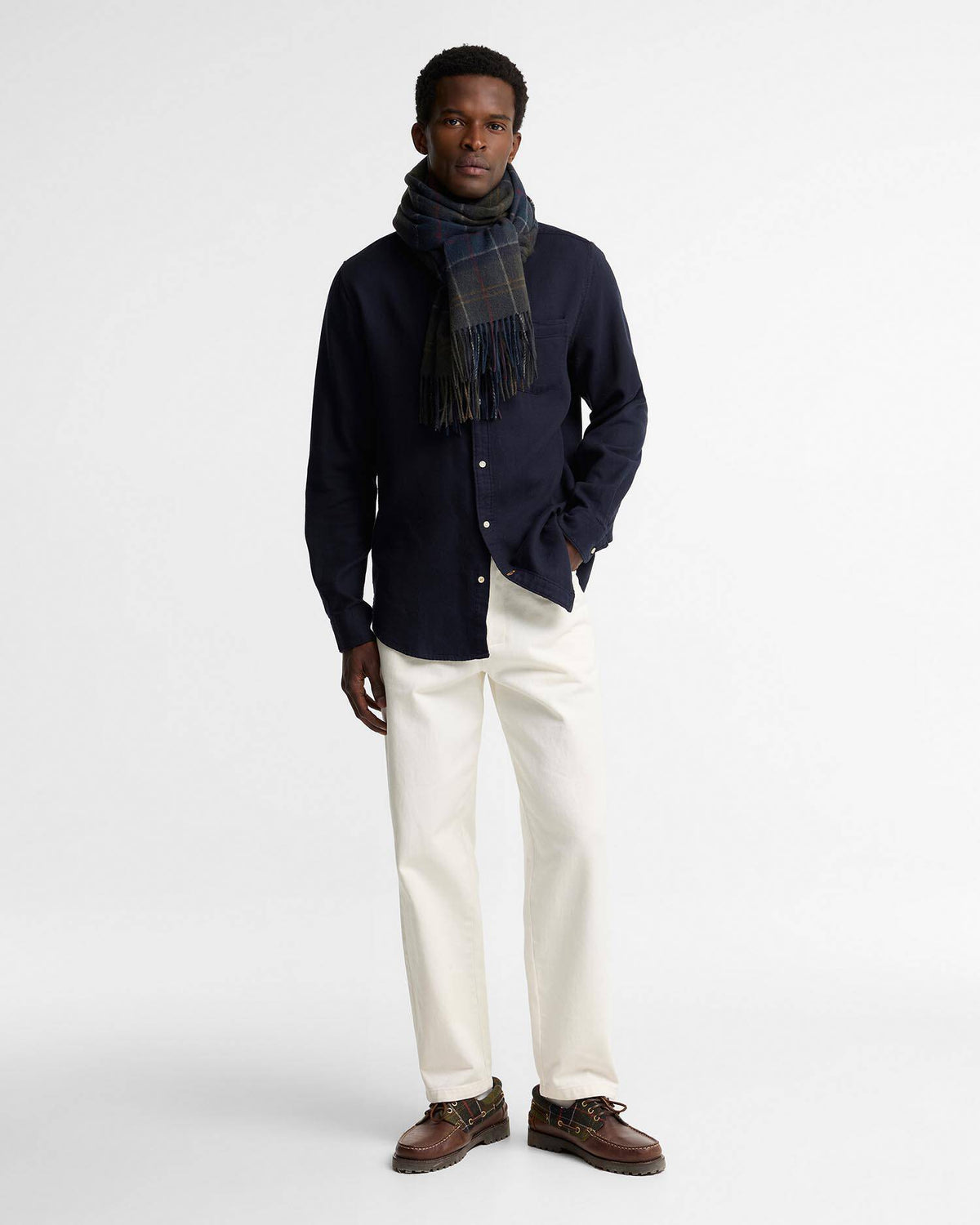 Braden Tartan Wool Scarf