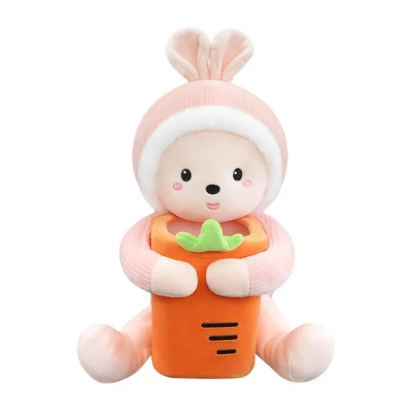 😍 Cute Plush Doll Tissue Box