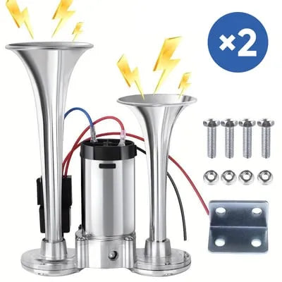 600DB Dual-Tone Metal Car Horn
