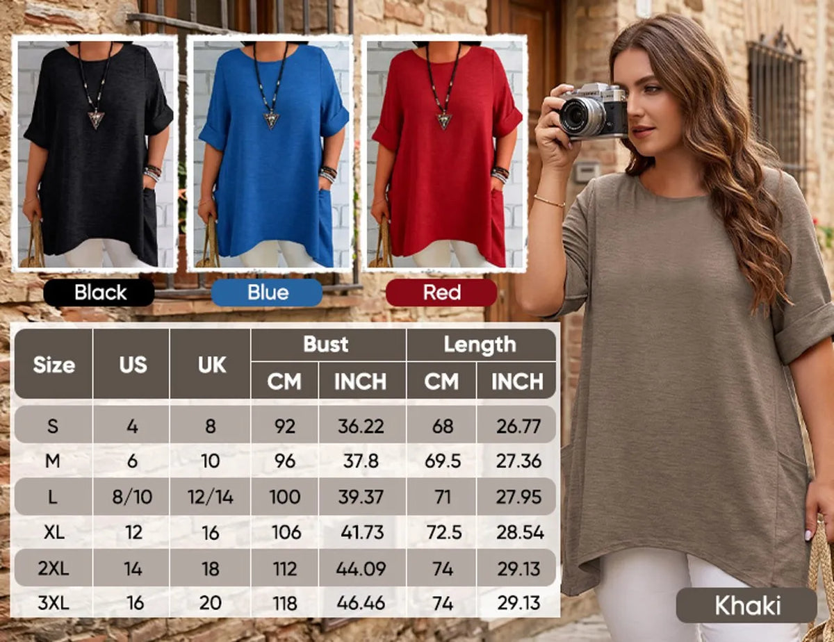 Loose Side Pocket T-Shirt