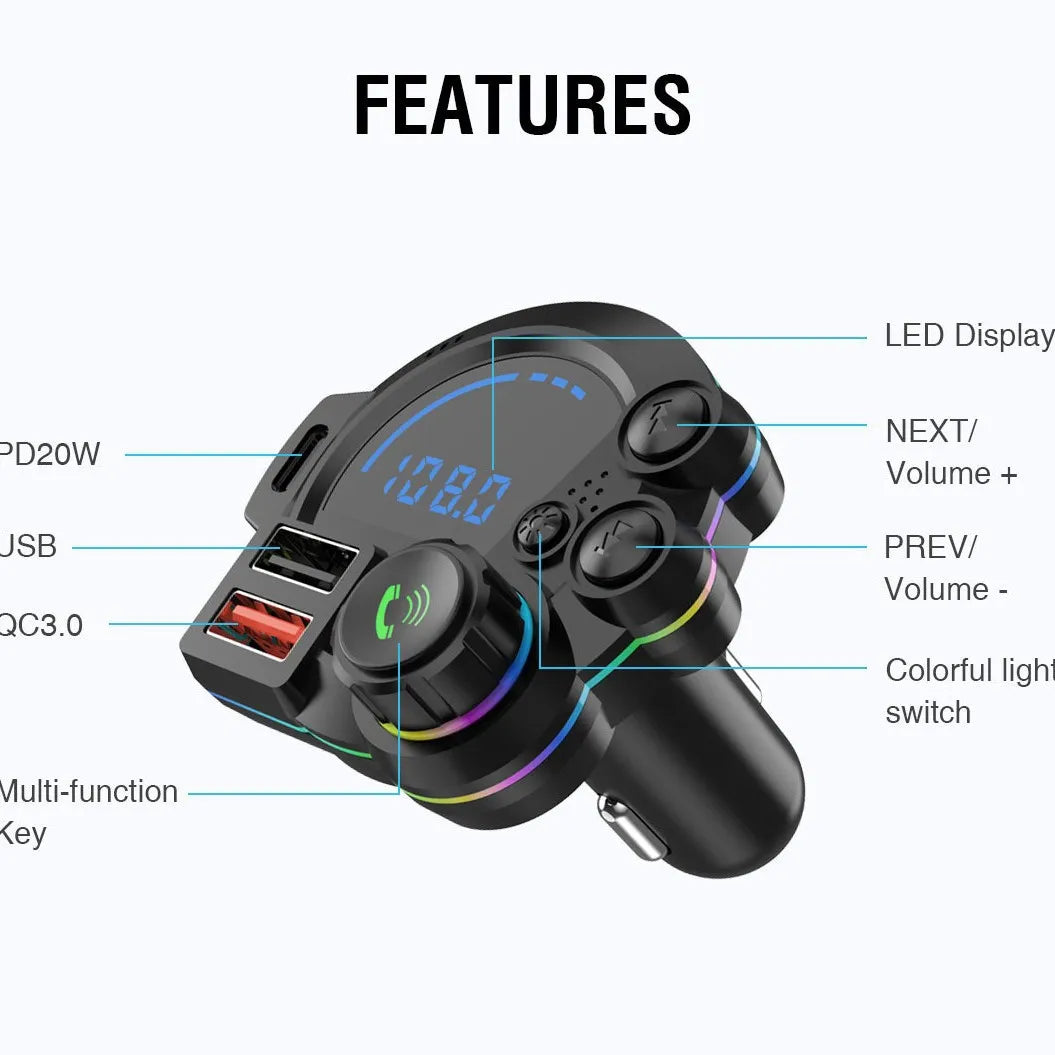 ❤USB-C Bluetooth 5.4 Car Adapter