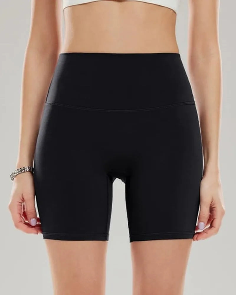 Solid Yoga Sports Shorts