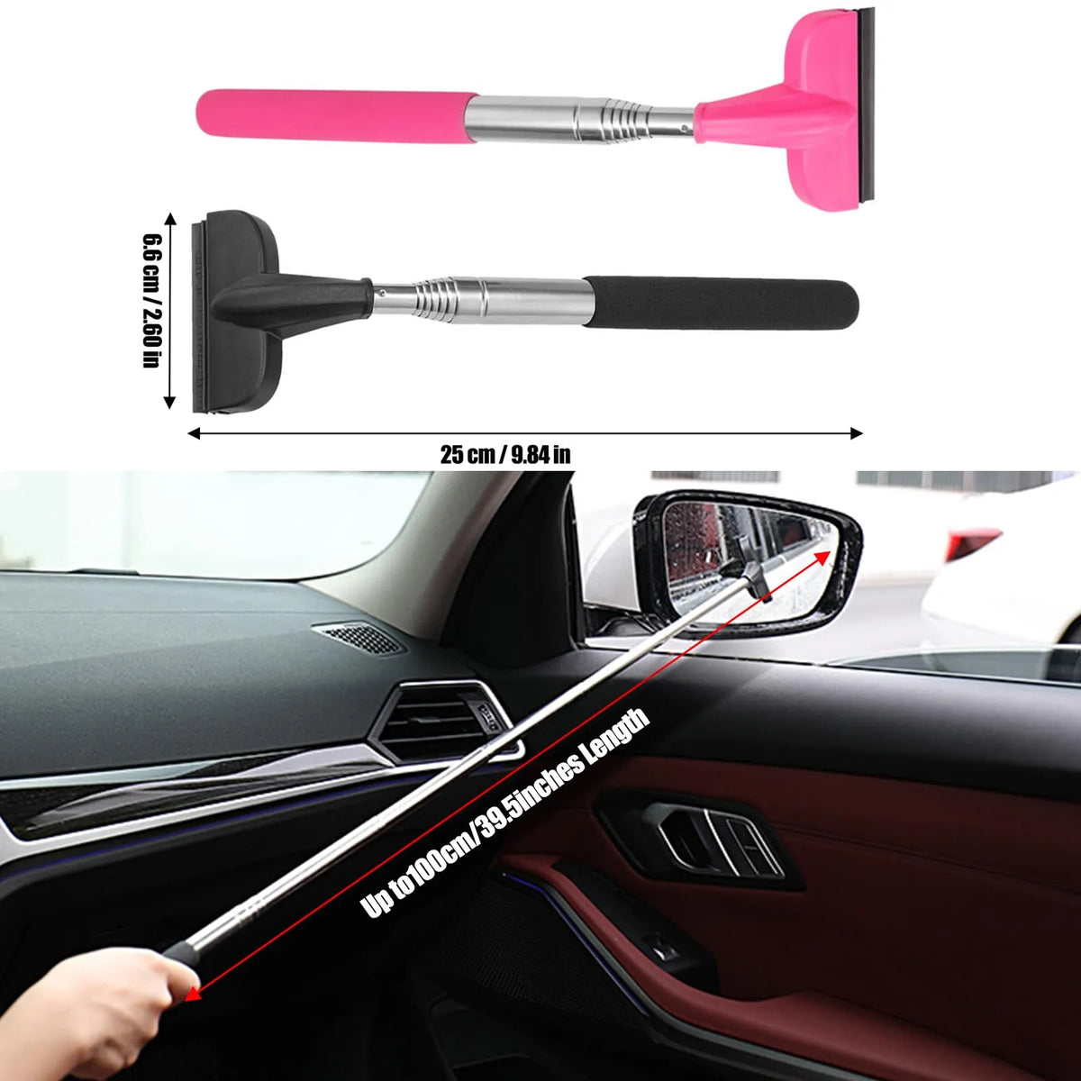 Retractable Car Rear View Wiper