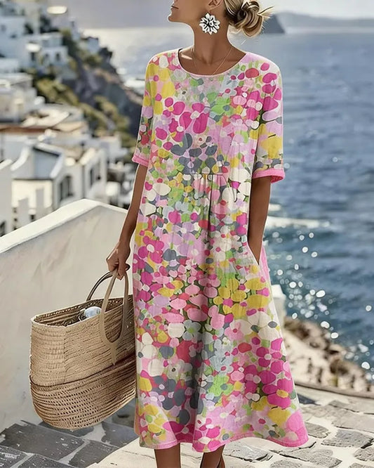 👗Printed Loose Dress