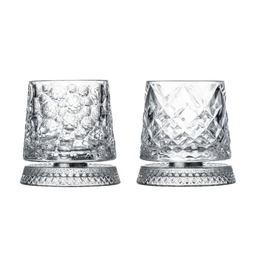 Spinning Whiskey Glass