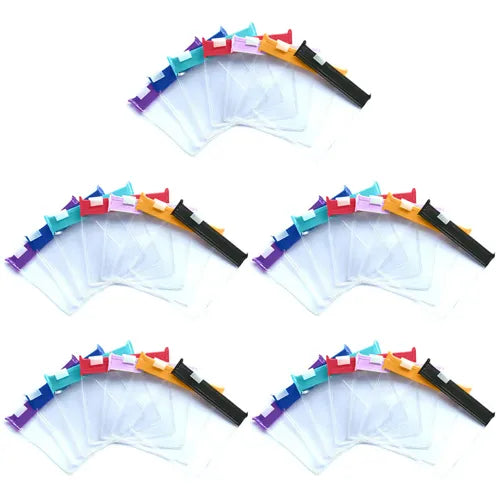 Self-sealing zipper medicine bags