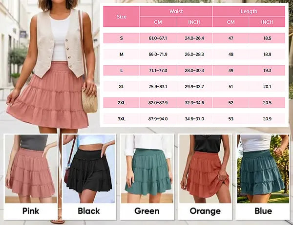 elastic waist bottoms with built in shorts