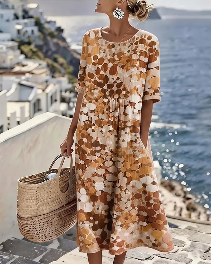 👗Printed Loose Dress
