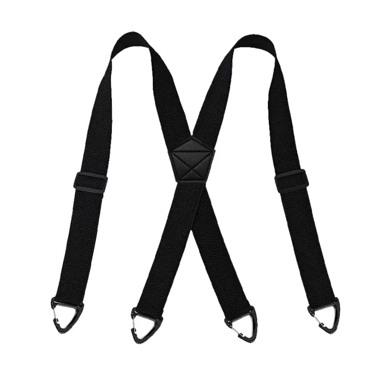 📏 Adjustable Work Suspenders | Classic X-Back Support