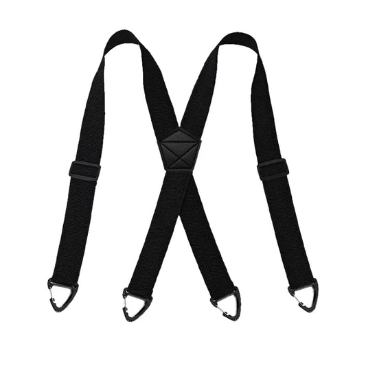 📏 Adjustable Work Suspenders | Classic X-Back Support