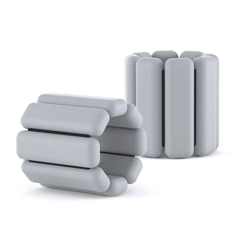 Weighted silicone sports wristband