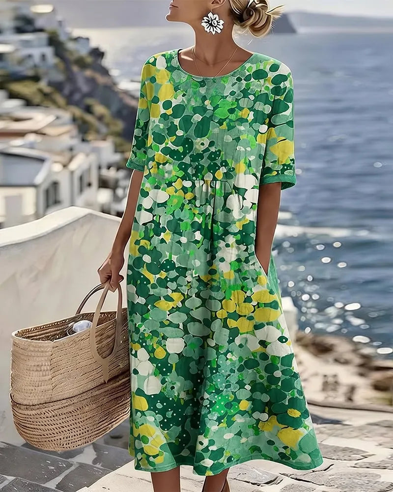 👗Printed Loose Dress