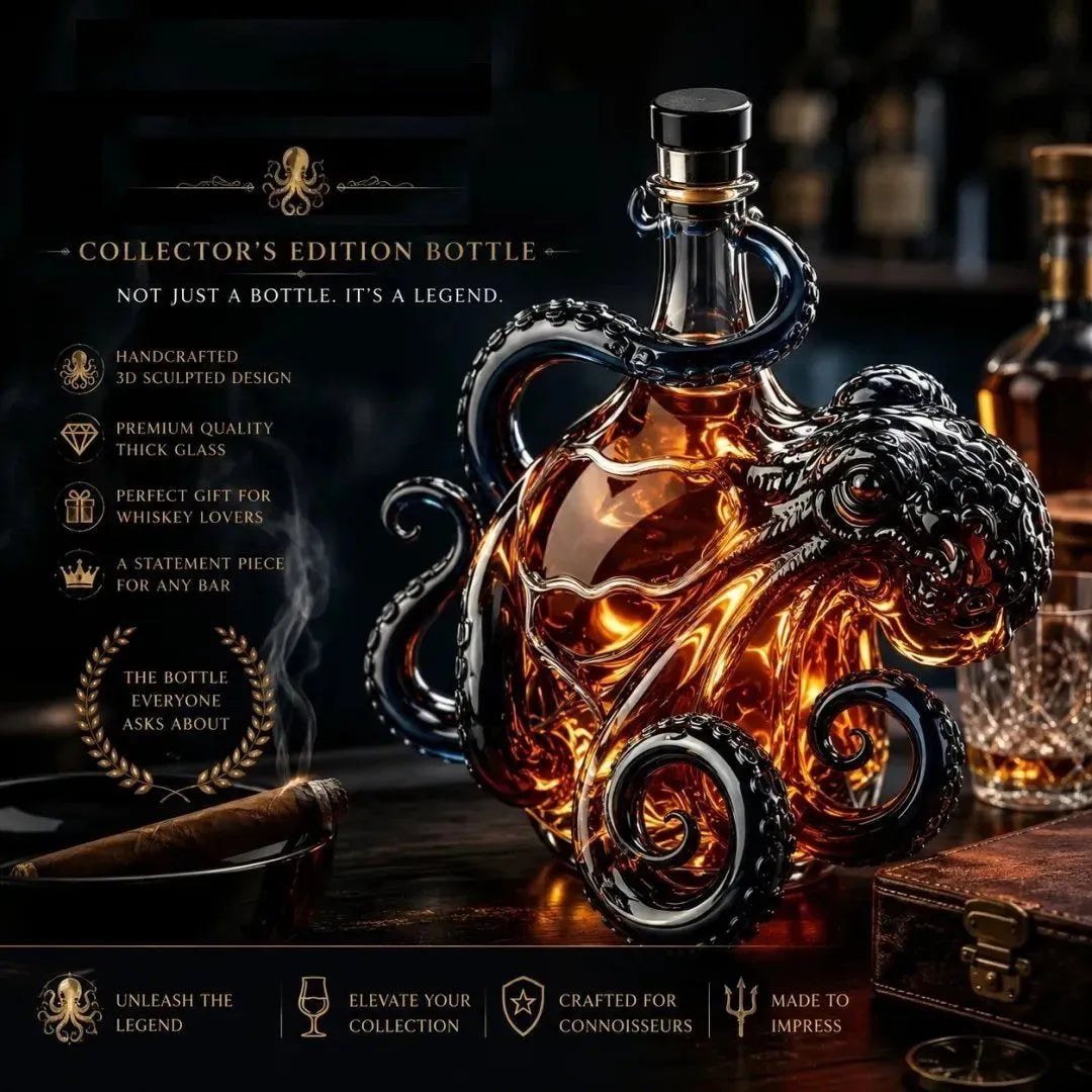 🎁 3D Octopus Bottle 🐙
