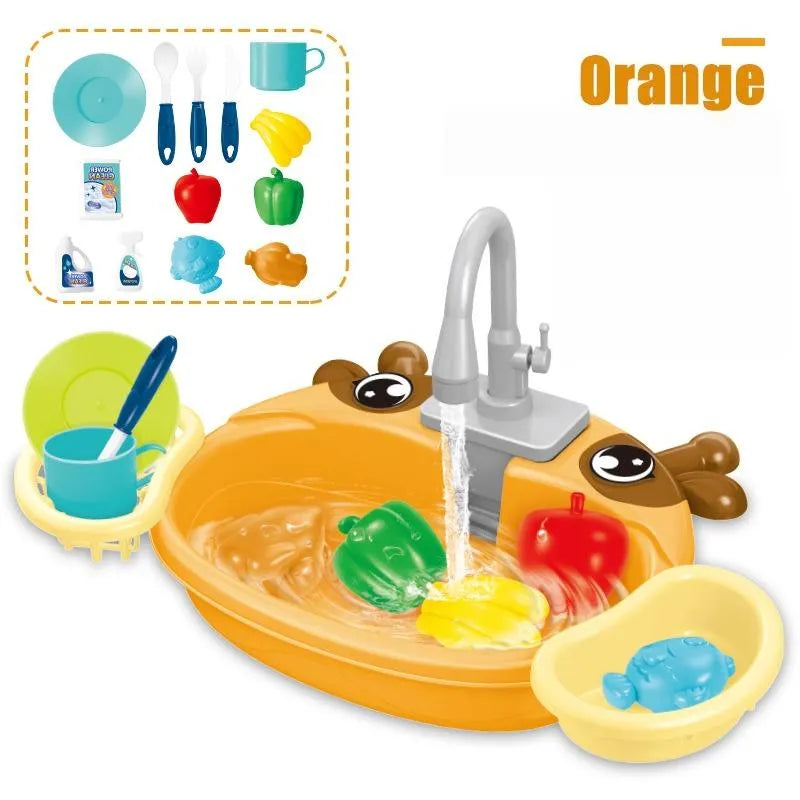 Animal Series Electric Kitchen Sink Toy