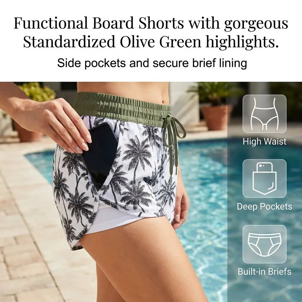 ⏰LAST DAY 49% OFF - 3 Piece Tankini with Shorts 🔥
