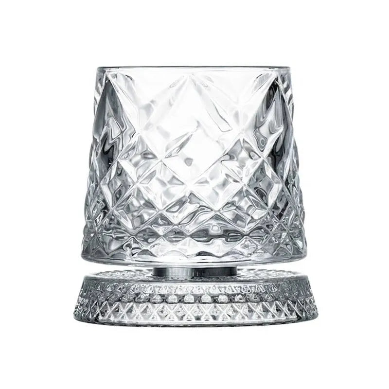 Spinning Whiskey Glass