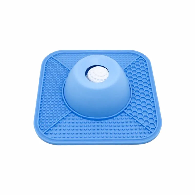 2-in-1 Pet Lick Mat with Rolling Ball