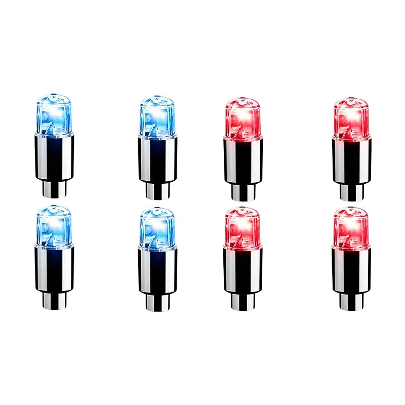 Waterproof LED Tire Valve Cap Light for Car, Bike & Motorcycle