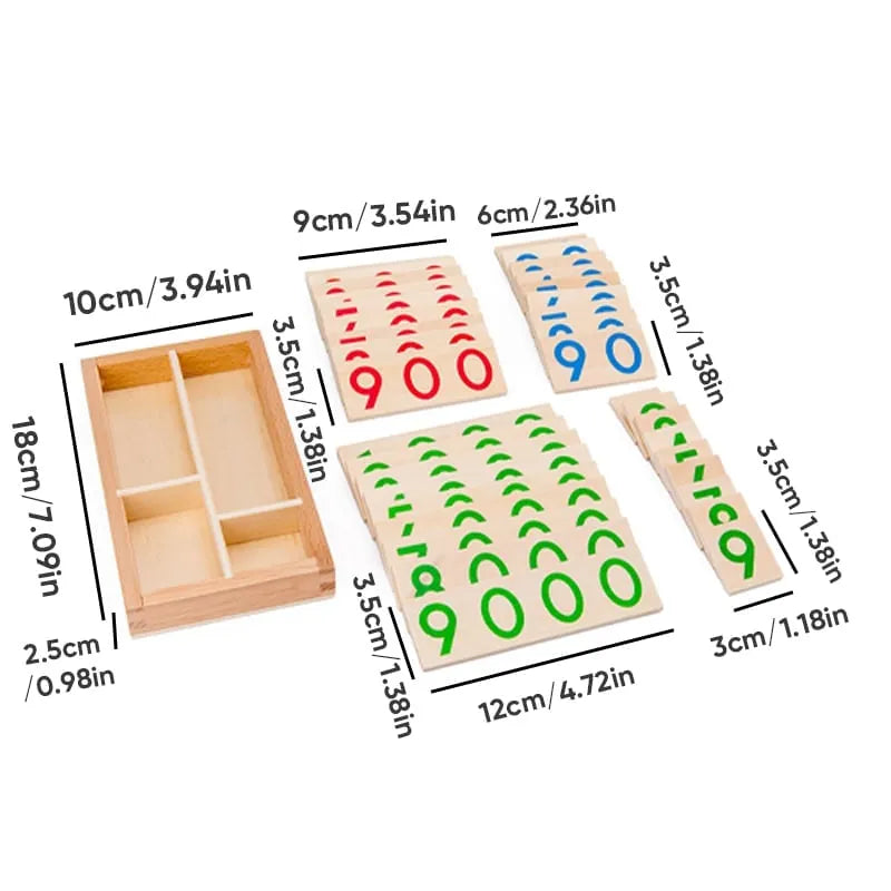 Wooden Math Operations Toy Set