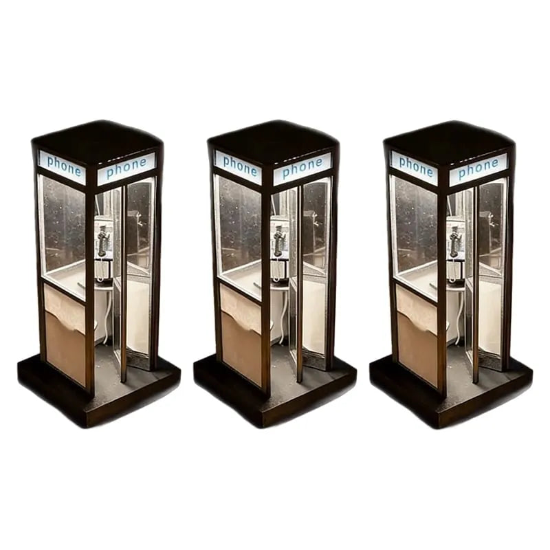 Telephone Booth Decorative Night Lamp