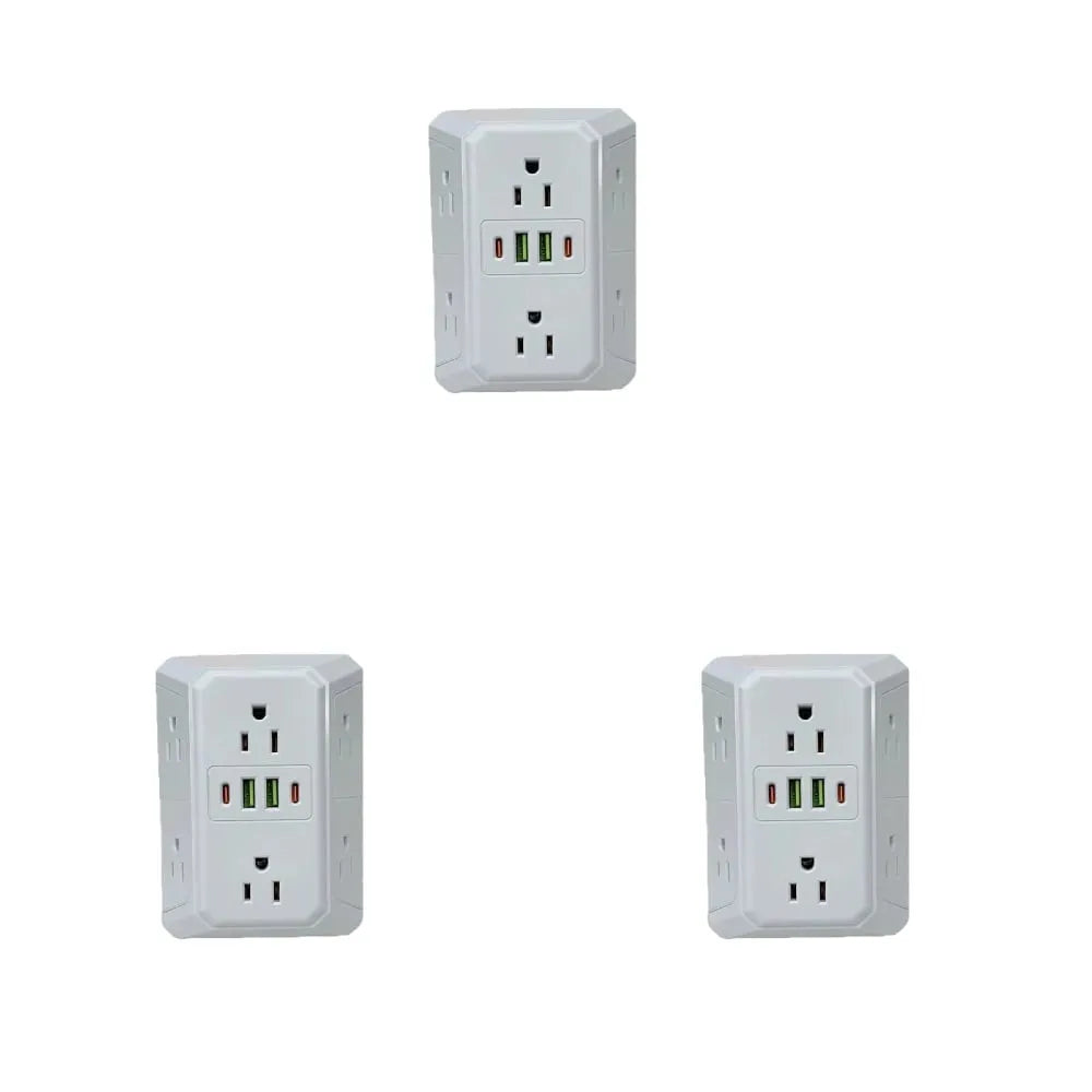 🔌Multi Plug 6-Outlet Extender
