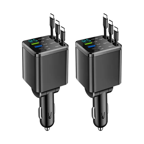📱7-Port Universal Retractable Car Charger